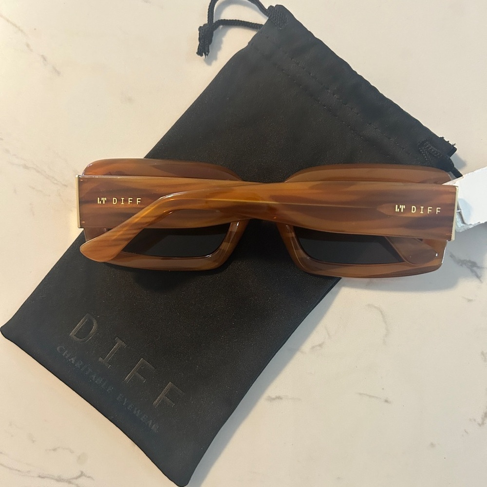 DIFF Katie 52mm Gradient Rectangle Sunglasses – T… - image 5